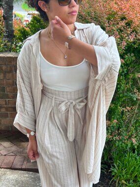 Oatmeal Oversized Malange Shirt